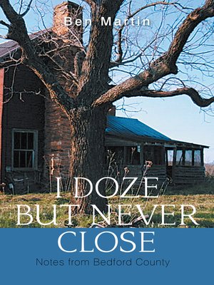 cover image of I Doze but Never Close